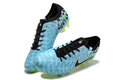 Nike Tiempo Legend 10 Elite FG Low-Tops Soccer Cleats - Jade/Black/Yellow