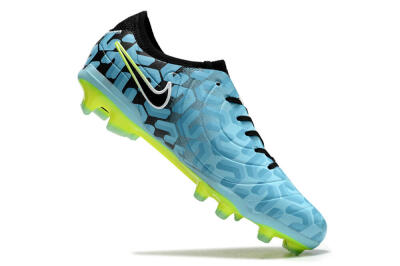 Nike Tiempo Legend 10 Elite FG Low-Tops Soccer Cleats - Jade/Black/Yellow