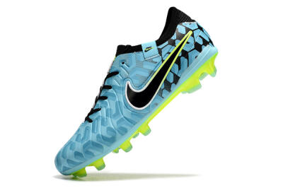 Nike Tiempo Legend 10 Elite FG Low-Tops Soccer Cleats - Jade/Black/Yellow