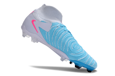 Nike Phantom Luna Elite NU FG High-Tops Soccer Cleats - Jade/White/Pink