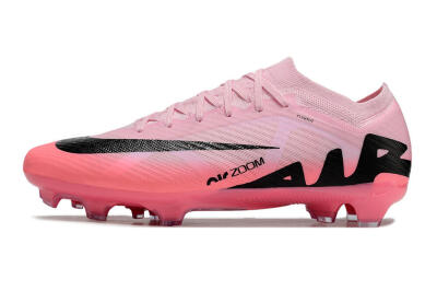 Nike Air Zoom Mercurial Vapor 15 Elite FG Low-Tops Soccer Cleats - Pink/Black