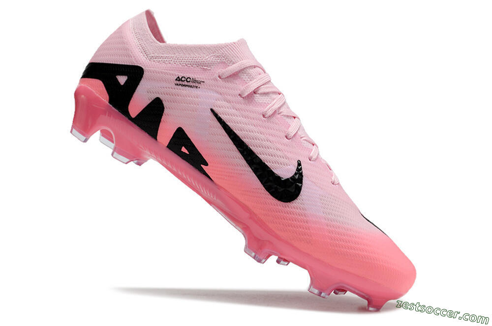 Nike Air Zoom Mercurial Vapor 15 Elite FG Low-Tops Soccer Cleats - Pink/Black 4