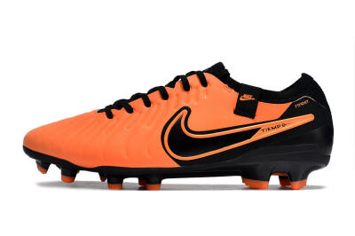 Nike Tiempo Legend 10 Elite FG Low-Tops Soccer Cleats - Orange/Black