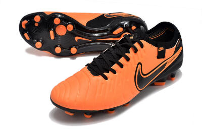 Nike Tiempo Legend 10 Elite FG Low-Tops Soccer Cleats - Orange/Black