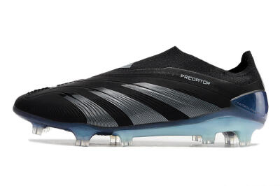 Adidas Predator 24 Elite LL FG Low-Tops Soccer Cleats - Black/Silver/Jade
