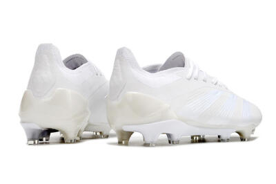 Adidas Predator Elite FG Low-Tops Soccer Cleats - White/Silver