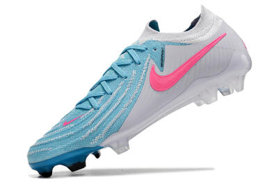 Nike Phantom Luna Elite NU FG Low-Tops Soccer Cleats - Blue/White/Pink