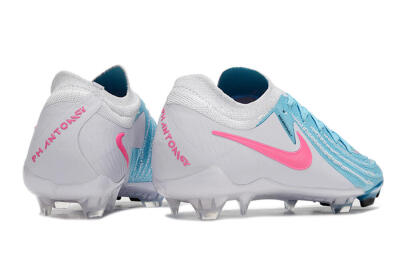 Nike Phantom Luna Elite NU FG Low-Tops Soccer Cleats - Blue/White/Pink