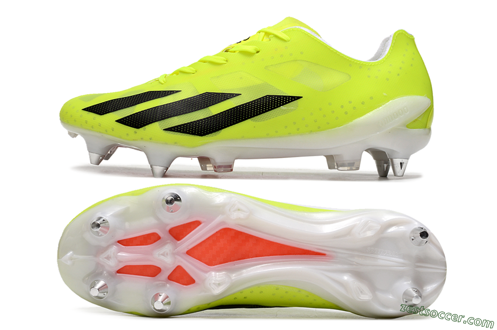 Adidas X Crazyfast.1 SG Low-Tops Soccer Cleats - Yellow/Black/Red 1