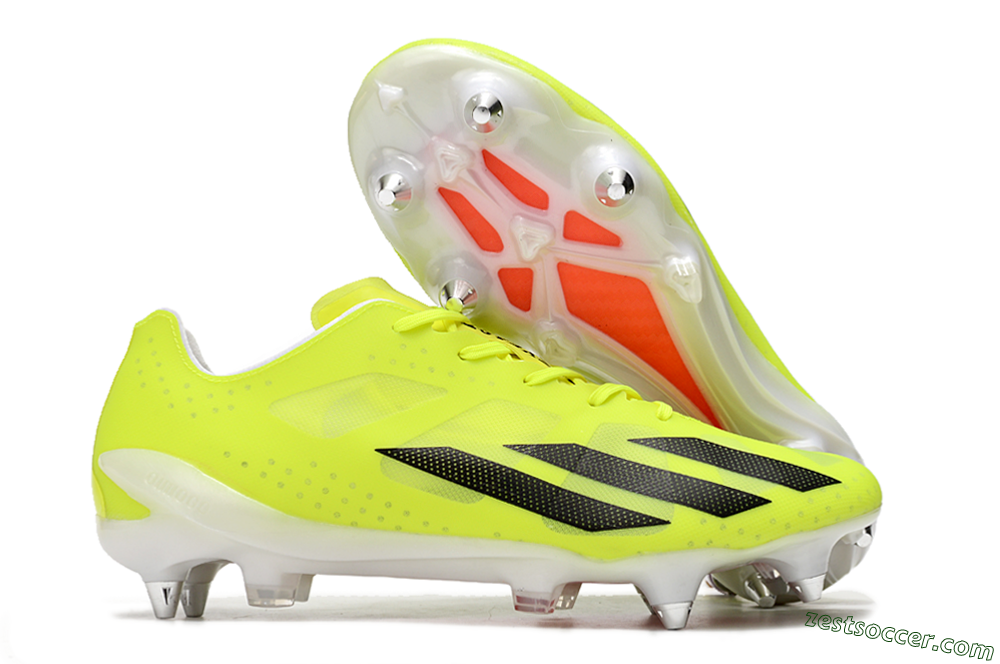 Adidas X Crazyfast.1 SG Low-Tops Soccer Cleats - Yellow/Black/Red 0