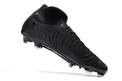 Nike Phantom Luna Elite FG High-Tops Soccer Cleats - Black/White/Blue