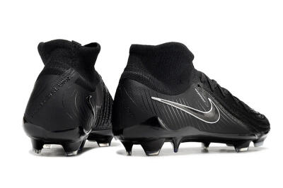 Nike Phantom Luna Elite FG High-Tops Soccer Cleats - Black/White/Blue