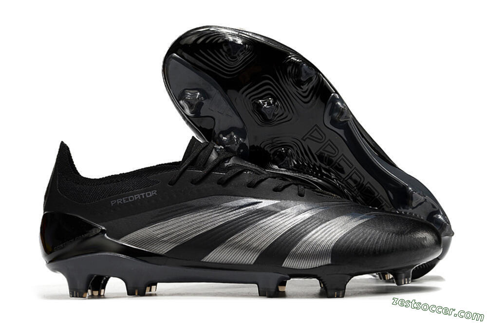 Adidas Predator Accuracy.1 FG Low-Tops Soccer Cleats - Black/Dark Blue 0