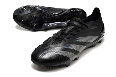 Adidas Predator Accuracy.1 FG Low-Tops Soccer Cleats - Black/Dark Blue