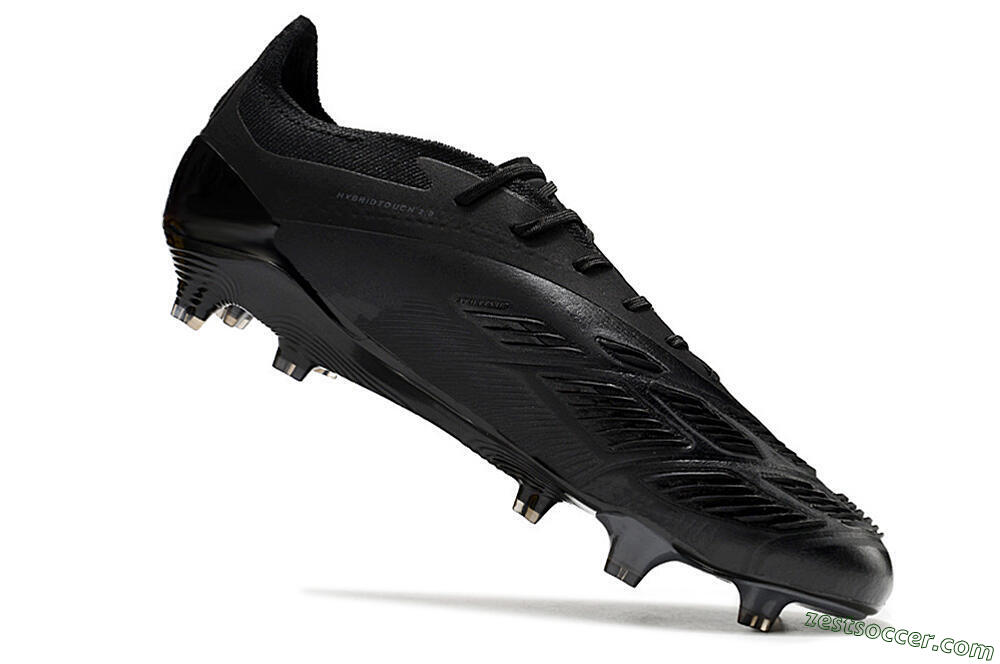 Adidas Predator Accuracy.1 FG Low-Tops Soccer Cleats - Black/Dark Blue 4