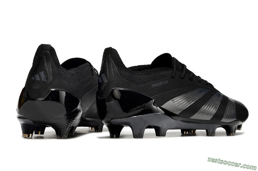 Adidas Predator Accuracy.1 FG Low-Tops Soccer Cleats - Black/Dark Blue 6