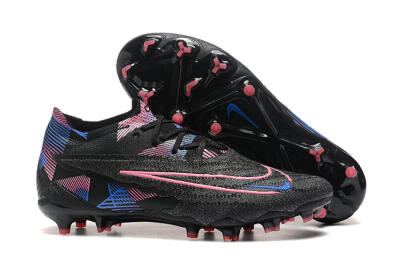 Nike Phantom GX Elite FG Low-Tops Soccer Cleats - Black/Pink/Blue