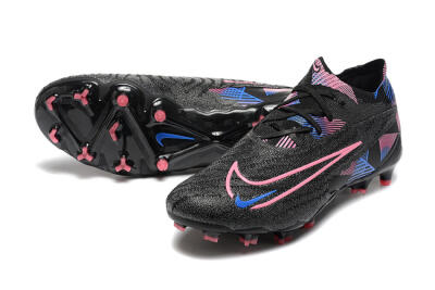 Nike Phantom GX Elite FG Low-Tops Soccer Cleats - Black/Pink/Blue