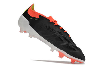 Adidas Predator Elite FG Low-Tops Soccer Cleats - Black/White/Pink