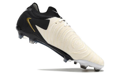 Nike Phantom Luna Elite NU FG Low-Tops Soccer Cleats - White/Black/Gold