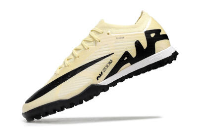 Nike Air Zoom Mercurial Vapor 15 Elite TF Low-Tops Soccer Shoes - Beige/Black/White