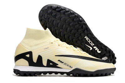 Nike Air Zoom Mercurial Superfly 9 Elite TF High-Tops Soccer Shoes - Beige/Black