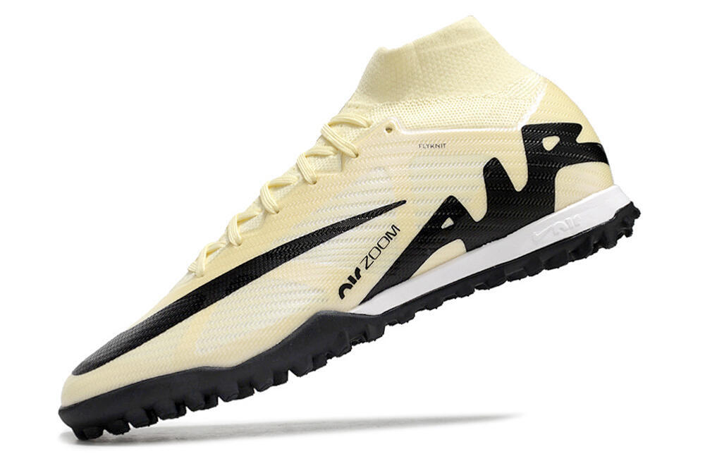Nike Air Zoom Mercurial Superfly 9 Elite TF High-Tops Soccer Shoes - Beige/Black 5