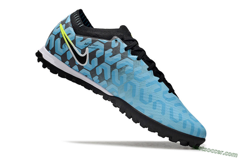 Nike Air Zoom Mercurial Vapor 15 Elite TF Low-Tops Soccer Shoes - Blue/White/Black 4