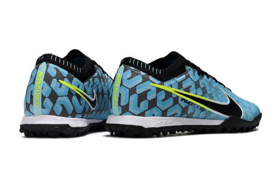 Nike Air Zoom Mercurial Vapor 15 Elite TF Low-Tops Soccer Shoes - Blue/White/Black