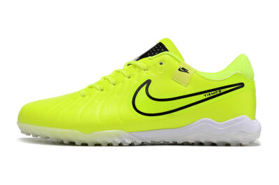 Nike Tiempo Legend 10 Pro TF Low-Tops Soccer Shoes - Yellow/Black/White