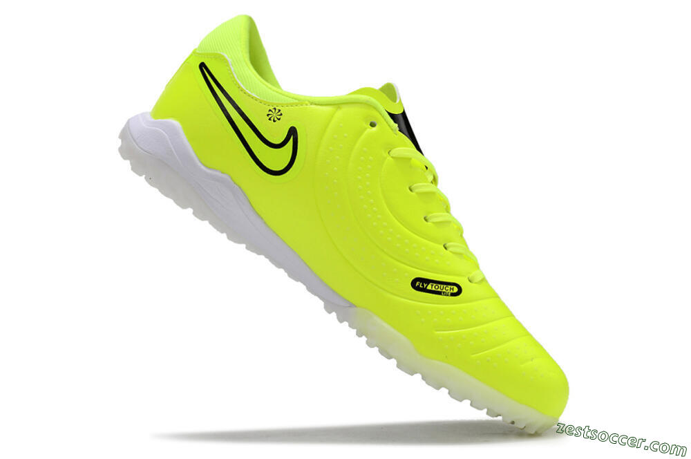 Nike Tiempo Legend 10 Pro TF Low-Tops Soccer Shoes - Yellow/Black/White 4