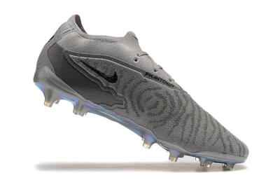 Nike Phantom GX Elite FG Low-Tops Soccer Cleats - Grey/Black/Gold