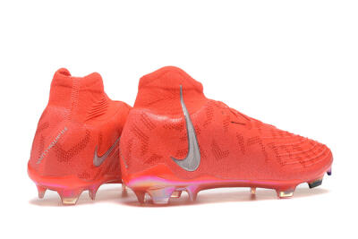 Nike Phantom Luna Elite UN FG High-Tops Soccer Cleats - Red/Silver/Gold