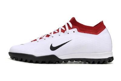 Nike Air Zoom Mercurial Vapor 15 Elite TF Low-Tops Soccer Shoes - White/Black/Red