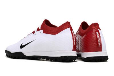 Nike Air Zoom Mercurial Vapor 15 Elite TF Low-Tops Soccer Shoes - White/Black/Red