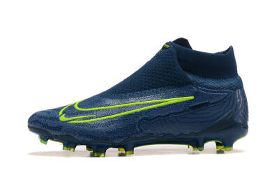 Nike Phantom GX Elite FG High-Tops Soccer Cleats - Blue/Yellow