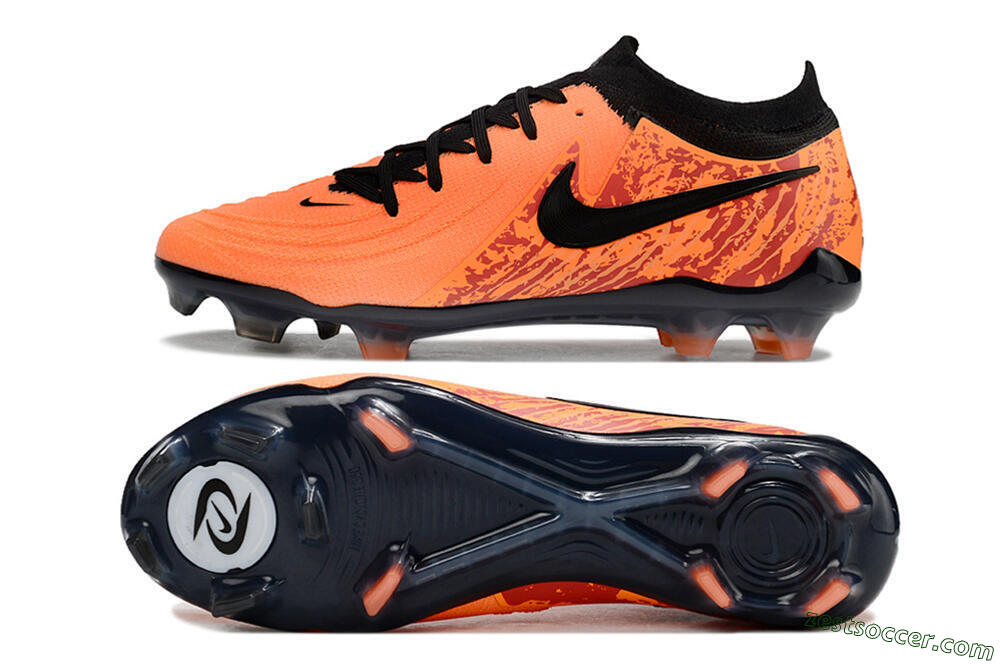 Nike Phantom Luna Elite FG Low-Tops Soccer Cleats - Orange/Red/Black 1