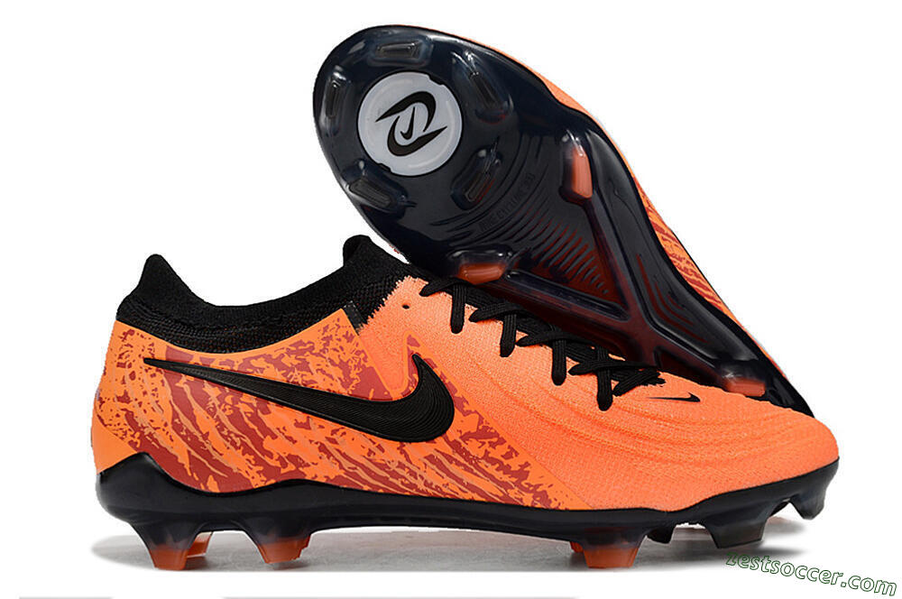 Nike Phantom Luna Elite FG Low-Tops Soccer Cleats - Orange/Red/Black 0