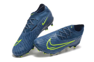 Nike Phantom GX Elite FG Low-Tops Soccer Cleats - Blue/Yellow