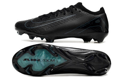 Nike Air Zoom Mercurial Vapor 16 Elite FG Low-Tops Soccer Cleats - Black/Blue/Jade