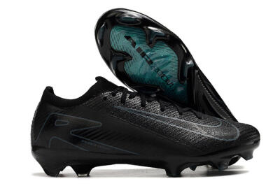 Nike Air Zoom Mercurial Vapor 16 Elite FG Low-Tops Soccer Cleats - Black/Blue/Jade