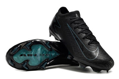 Nike Air Zoom Mercurial Vapor 16 Elite FG Low-Tops Soccer Cleats - Black/Blue/Jade