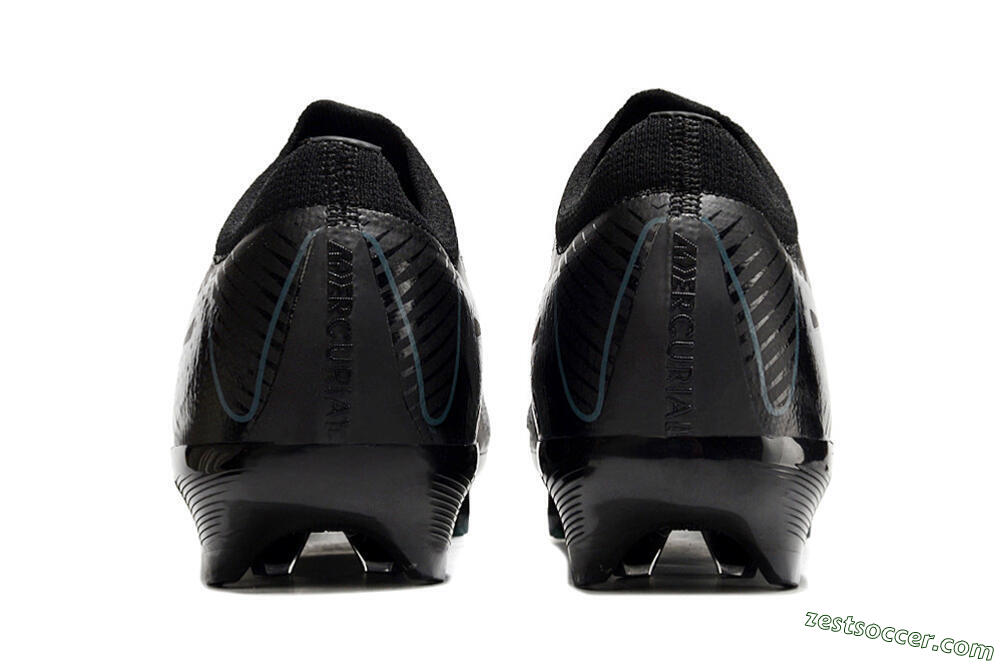 Nike Air Zoom Mercurial Vapor 16 Elite FG Low-Tops Soccer Cleats - Black/Blue/Jade 5