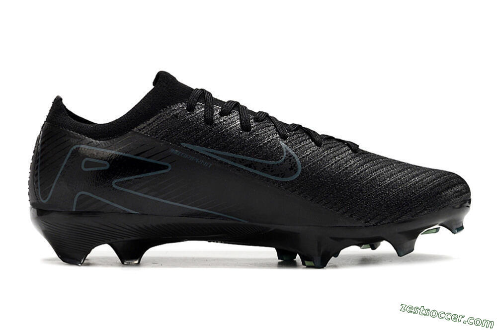 Nike Air Zoom Mercurial Vapor 16 Elite FG Low-Tops Soccer Cleats - Black/Blue/Jade 7