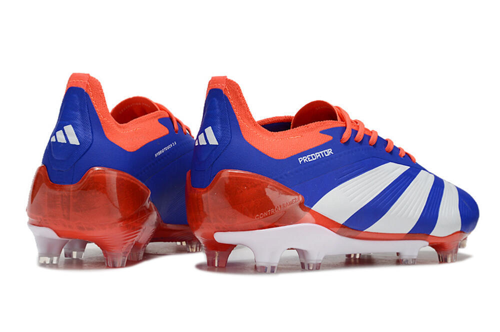 Adidas Predator Elite FG Low-Tops Soccer Cleats - Blue/White/Red 6