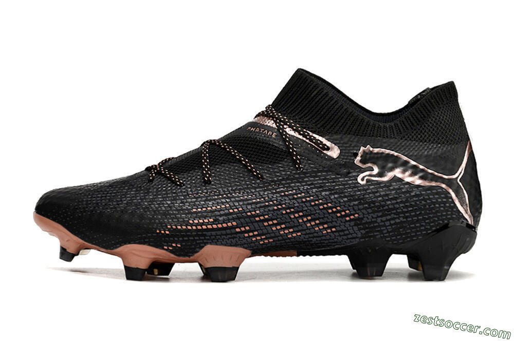Puma Future Ultimate FG High-Tops Soccer Cleats - Black/Gold 2