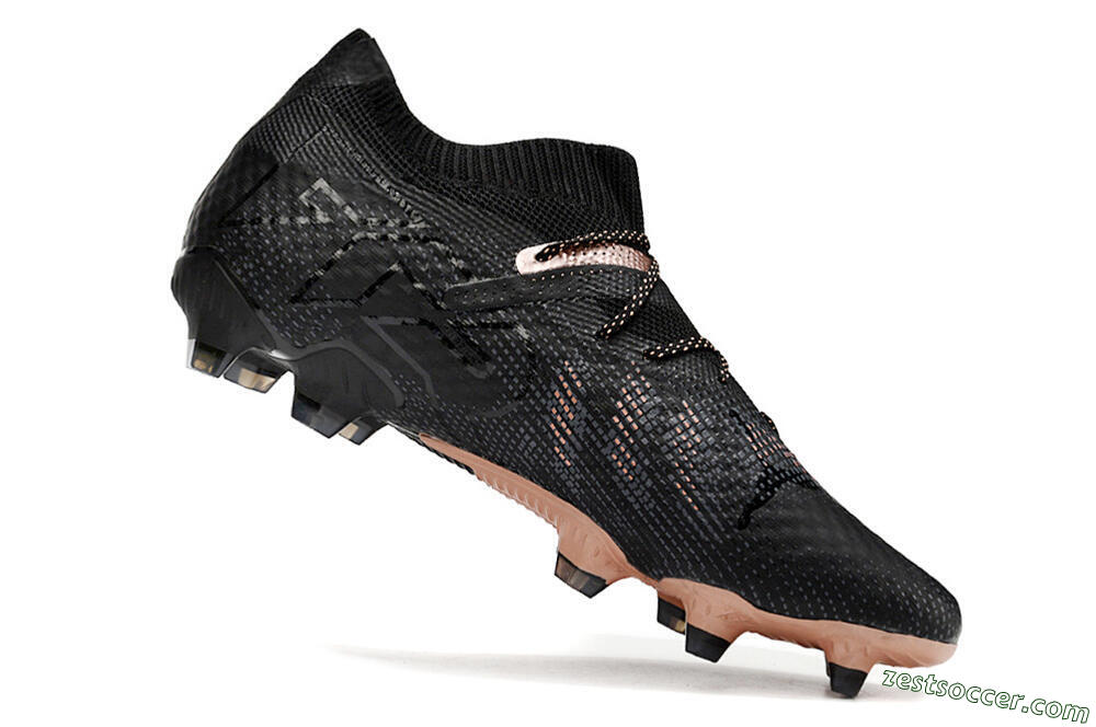 Puma Future Ultimate FG High-Tops Soccer Cleats - Black/Gold 4