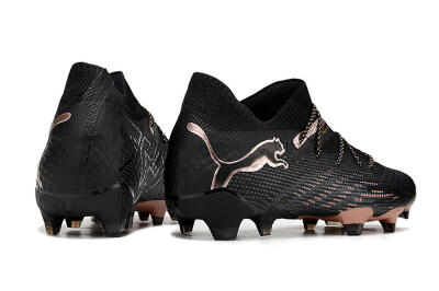 Puma Future Ultimate FG High-Tops Soccer Cleats - Black/Gold
