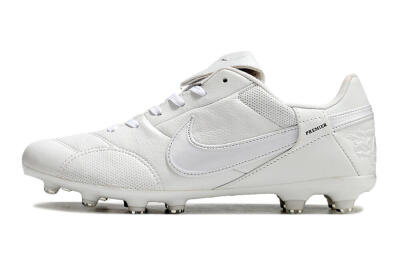 Nike Premier 3 FG Low-Tops Soccer Cleats - White/Black