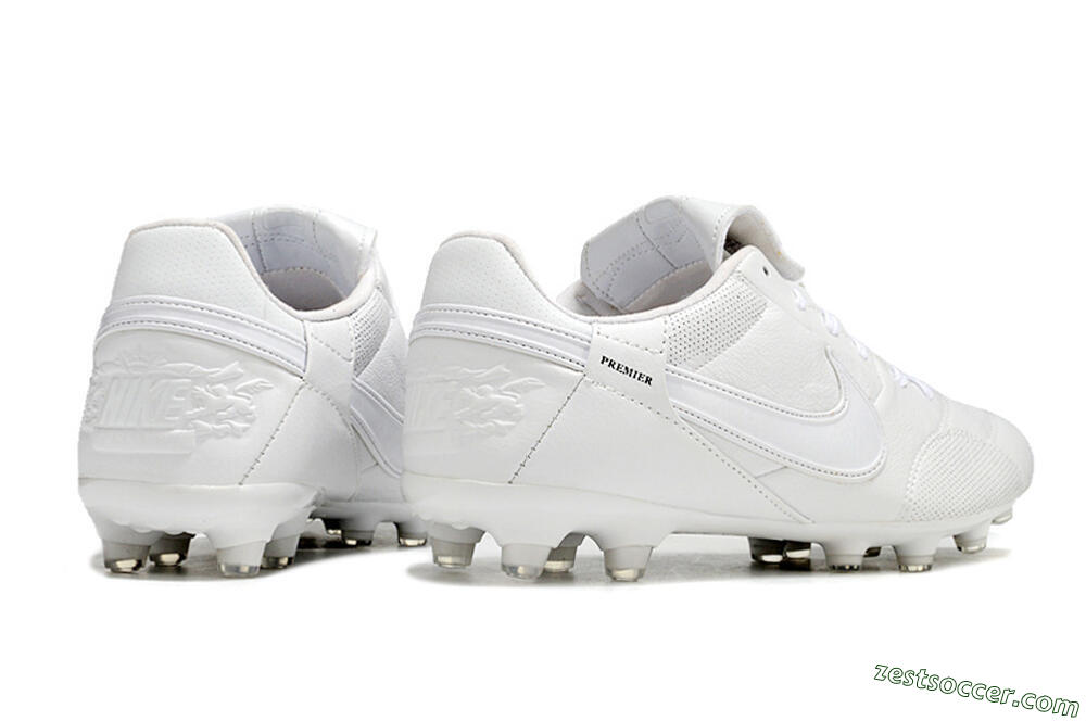 Nike Premier 3 FG Low-Tops Soccer Cleats - White/Black 6